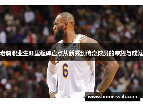 老詹职业生涯里程碑盘点从新秀到传奇球员的荣耀与成就