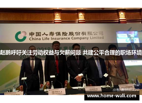 赵鹏呼吁关注劳动权益与欠薪问题 共建公平合理的职场环境